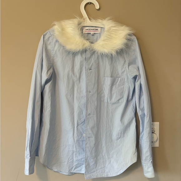 SOLD ! Comme Des Garcons GIRL Furry Shirt (Small) - Picture 1 of 2
